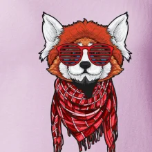 Červená panda hipster