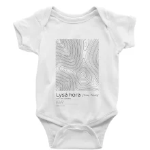 Lysá hora - vrstevnice v obdélníku