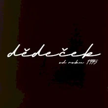 Psací nápis dědeček s ročníkem