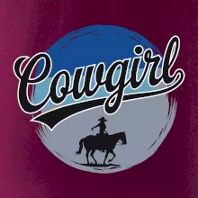 Cowgirl modrý pruh