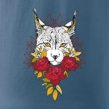 Rys s červenými růžemi  (Pecka design)