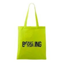 Bowling nápis kuželky