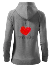 I love malované srdce - vlastní nápis