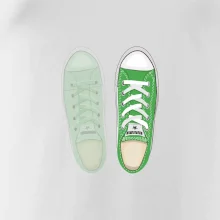 Párové boty - zelené