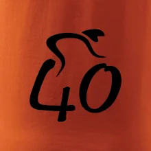 Cyklista slaví čtyřicítku (40)