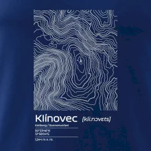 Klínovec - vrstevnice v obdélníku