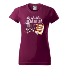 Kniha - Holka, která miluje knihy -  Vaše jméno