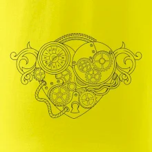 Steampunk srdce kreslené Steampunk srdce kreslené