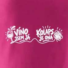 Víno jsem já a kolaps je ona