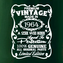 Vintage Etiketa - 1964