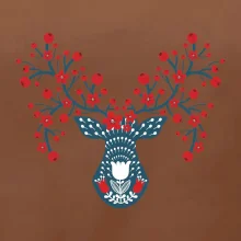 Folklor - jelen s červenými plody