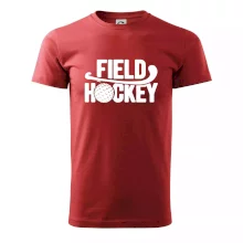 Field hockey míček a nápis