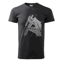 Nákres stožáru vysokého napětí