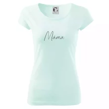 Nápis psací na prsou - máma