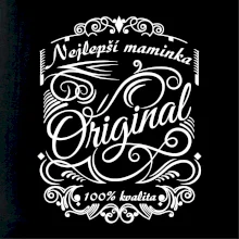 Vintage nejlepší maminka 100% kvalita