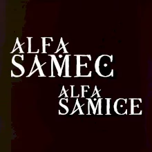 Alfa Samec