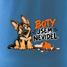 Boty jsem neviděl - štěně vlčáka