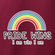 Pride wins i am who i am