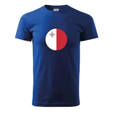 Vlajka Malta kulatá velká