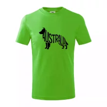 Australský Ovčák - nápis v těle