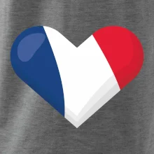 Francouzská vlajka srdce