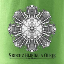 Srdce z hliníku a oleje