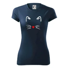 Kočka - srdce místo nosu