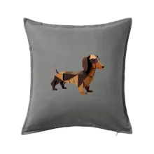 Jezevčík - slepený z papíru