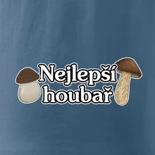 Nejlepší houbař - nápis s houbama