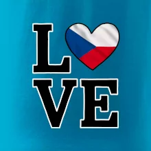 Love Česká vlajka