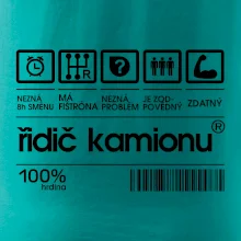 Čárový kód řidič kamionu