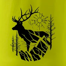 Jelen v lese křivky