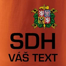 Sbor dobrovolných hasičů - znak bez nápisu + Nápis na zádech