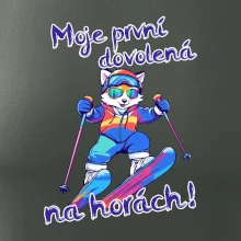 Moje první dovolená na horách modrá liška