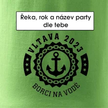 Na vodu - kotva (vlastní nápis)