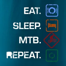 Eat sleep MTB repeat