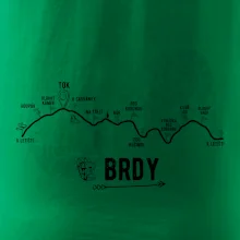 Profil kopců - Brdy