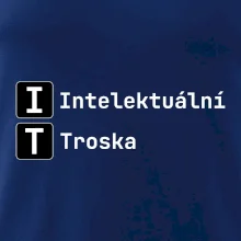 IT Nápis Intelektuální Troska