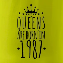 Queens are born in 1987