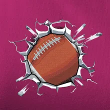Americký fotbal míč v triku