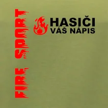Hasiči (oheň,  Firesport, název sboru - vlastní nápis)