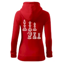 Šachové figurky kreslené