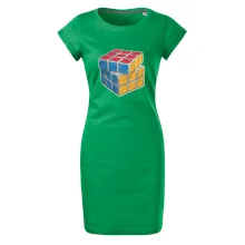 Rubikova kostka kreslená