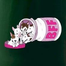 Bullterrier Friends Forever růžové (Pecka design)