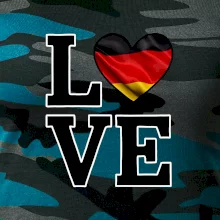 Love Německá vlajka