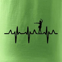 EKG tanečnice salsy