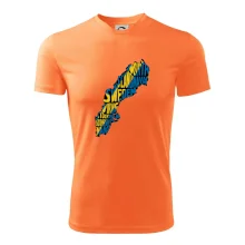 Mapy - názvy měst - Švédsko