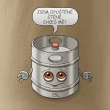 Opuštěné štěně - sud (Hana-creative)