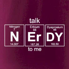Talk nerdy - periodická tabulka