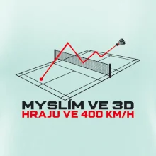 Badminton myslím ve 3d
